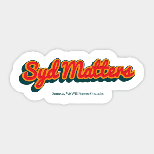 Syd Matters Sticker